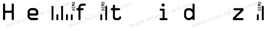 Hellofont id zongyiti 常规字体转换